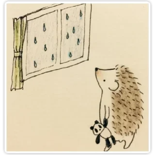☔ emoji hedgehog Danya Telegram sticker 14 of 62