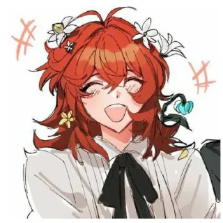 🥰 emoji Дилюк Telegram sticker 7 of 120