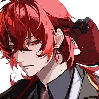 🤨 emoji кица дилюк Telegram sticker 21 of 60