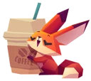 🍭 emoji Little Cute Fox Telegram sticker 22 of 24