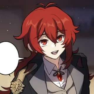 🤗 emoji кица дилюк Telegram sticker 10 of 60
