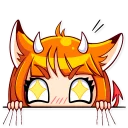 😈 emoji Alice Fox Telegram sticker 9 of 30