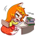 📚 emoji Alice Fox Telegram sticker 24 of 30