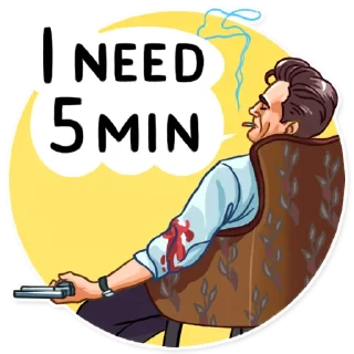 🤕 emoji Noir Telegram sticker 19 of 25