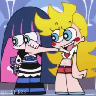 Sticker from Panty and Stocking • @Earth928B