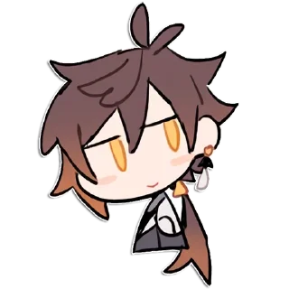 😊 emoji Tartali [Genshin impact] by raintides @keiriststicks Telegram sticker 2 of 23