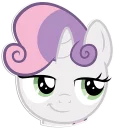 Sticker from Sweetie Belle | By @Egor418
