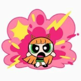 🤯 emoji newjeans x the powerpuff girls | @newjeansua Telegram sticker 16 of 44