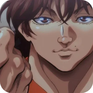 Sticker from Baki Hanma ➩ @Earth928B
