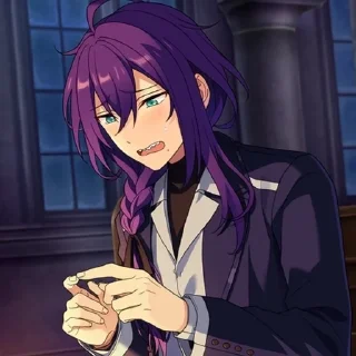 🍇 emoji Mayoi Ayase enstars || @ctcxd Telegram sticker 13 of 79