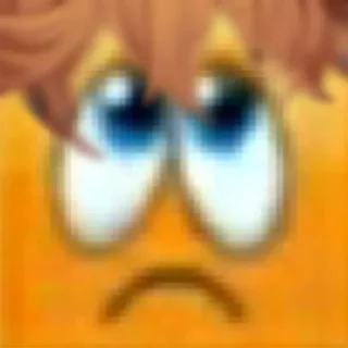 😞 emoji 🎂 Telegram sticker 22 of 25