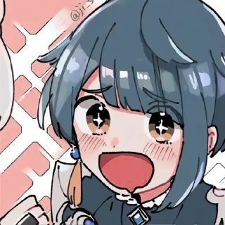 🤩 emoji ૮ ˶ᵔ ᵕ ᵔ˶ ა Telegram sticker 17 of 106