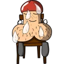 😓 emoji Dick Telegram sticker 13 of 16