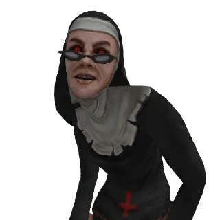 Sticker from Evil Nun Maze