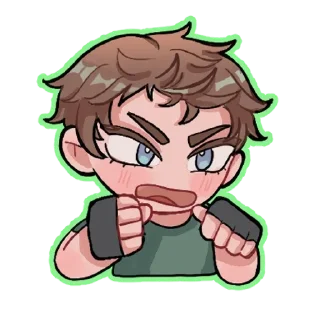 🤬 emoji Resident Evil Cuties by Diakki Telegram sticker 9 of 33