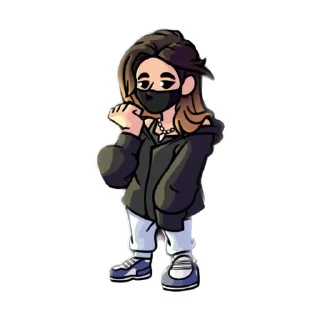 😓 emoji SPOT CARTOON 🤍🤍🤍 Telegram sticker 20 of 95