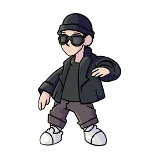 😖 emoji SPOT CARTOON 🤍🤍🤍 Telegram sticker 15 of 95