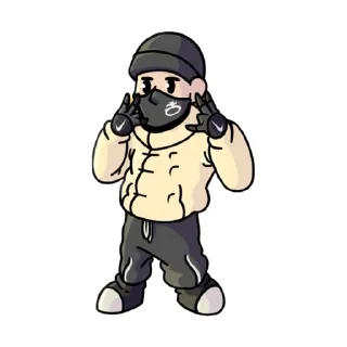 😠 emoji SPOT CARTOON 🤍🤍🤍 Telegram sticker 11 of 95