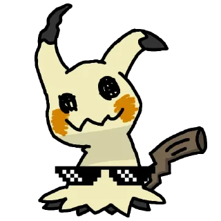 Sticker from Mimikyu special
