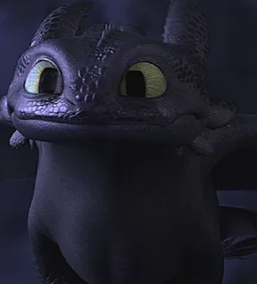 Sticker from Toothless!!