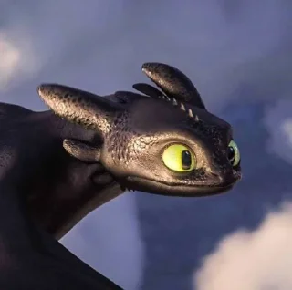 Sticker from Toothless!!