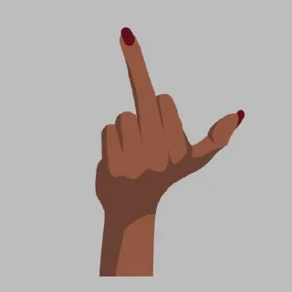 🖕 emoji Стикерпак Telegram sticker 8 of 105