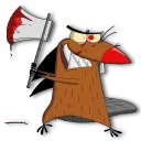 😆 emoji Бобры Telegram sticker 15 of 20