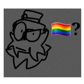 🏳‍🌈 emoji Сука Telegram sticker 20 of 55