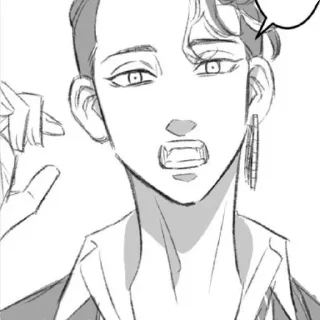🚬 emoji Hanma Shuji. Telegram sticker 23 of 116