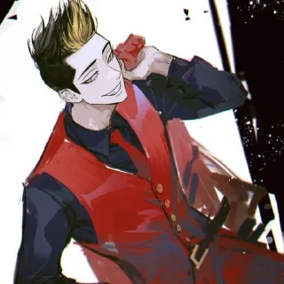 🚬 emoji Hanma Shuji. Telegram sticker 7 of 116
