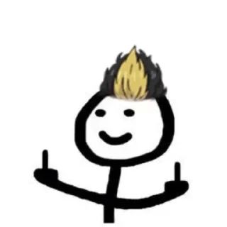 🖕 emoji • Hanma • Telegram sticker 18 of 49