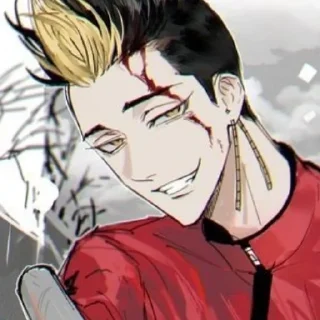 🚬 emoji Hanma Shuji. Telegram sticker 8 of 116