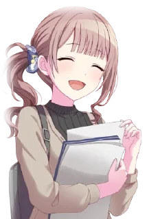 ✉️ emoji Хонами Good Girl @ KashatkaTOP Telegram sticker 12 of 66