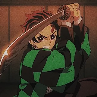 🗡 emoji Tanjiro @anime_sticks Telegram sticker 18 of 25