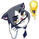 ☝️ emoji Catvador Dali Telegram sticker 15 of 35