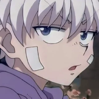 😮‍💨 emoji Киллуа Telegram sticker 10 of 28