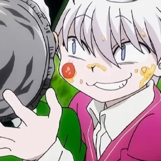 😃 emoji Киллуа Telegram sticker 18 of 28