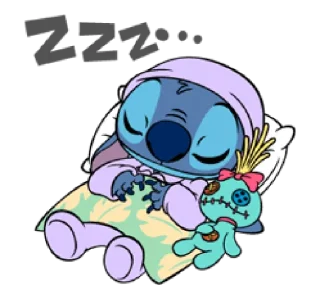 😴 emoji Stitch Telegram sticker 8 of 40