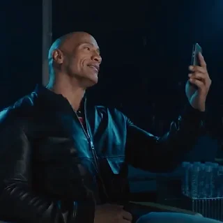 📞 emoji The Rock Telegram sticker 7 of 31
