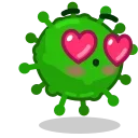 😍 emoji The Virus Telegram sticker 9 of 30
