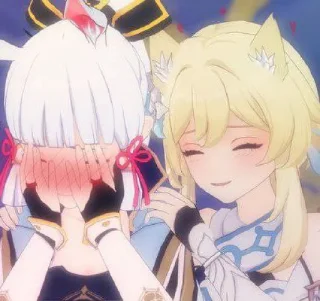 🌸 emoji Аяка & Люмин Telegram sticker 20 of 29