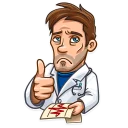 Sticker from Skeptical Doc
