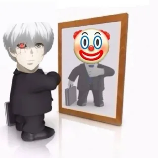 🤡 emoji Стикеры для мёртвых внутри Telegram sticker 19 of 26