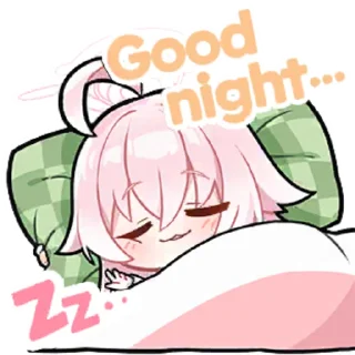 😴 emoji Blue Archive Stickers Telegram sticker 19 of 88