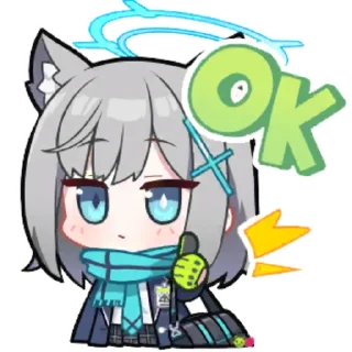 🆒 emoji Blue Archive Stickers Telegram sticker 18 of 88