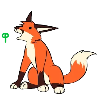 🅱️ emoji Fox Alphabet Telegram sticker 22 of 33