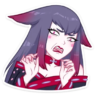 😬 emoji Тёмная Мари (@TgSticker) Telegram sticker 20 of 48