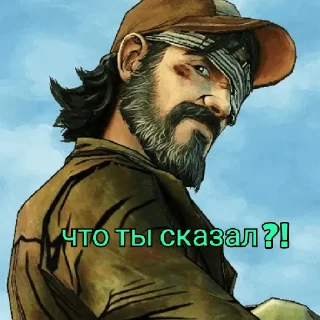 😡 emoji Kenny TWD Telegram sticker 13 of 13