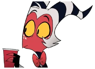😶 emoji @HazbinStick Telegram sticker 11 of 39