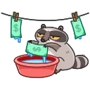 🧺 emoji Racoon Telegram sticker 22 of 23